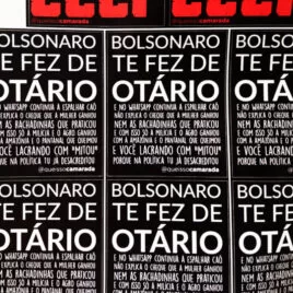 Adesivo Bolsonaro te fez de otário