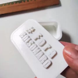 Forma de Biscoito Fora Bolsonaro